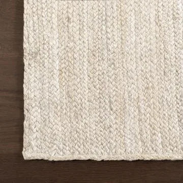 nuLOOM 10x14 Rigo Jute Hand Woven Area Rug Off White