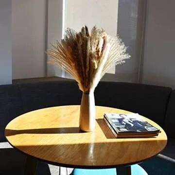 100 Pcs Natural Dried Pampas Grass Set for Home Decor