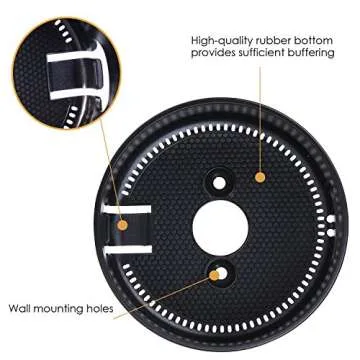 Stunning Wall Mount for Echo Dot with Glitter Finish