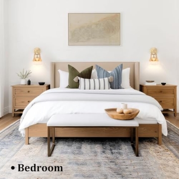 Shenmoyl Vintage Battery Operated Wall Sconces Set of Two