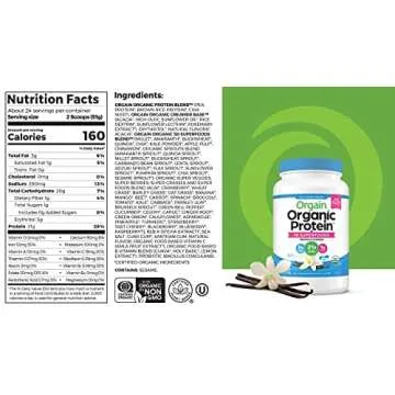 Orgain Organic Plant Based Protein Powder - Healthy Superfood