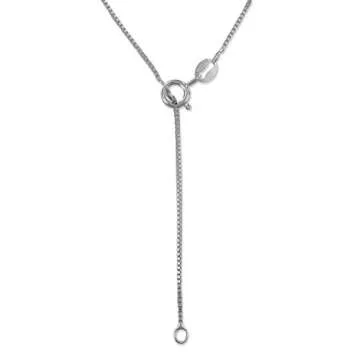 Hawaiian Silver Jewelry Hibiscus Pendant Necklace – 16 plus 2-inch Sterling Silver Chain Necklace ...