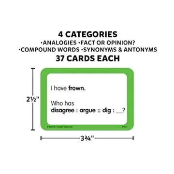 Teacher Created Resources 4&5 I Have Language Arts Game, Multi, 5.5 x 1.75 x 4 inches