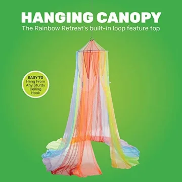 Rainbow Retreat Kids Canopy Fun Vibrant Play Space