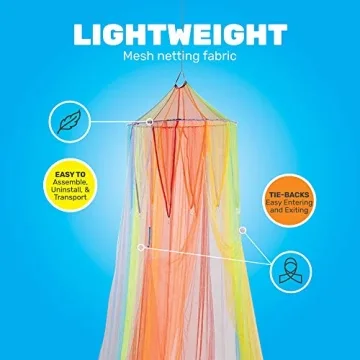 Rainbow Retreat Kids Canopy Fun Vibrant Play Space