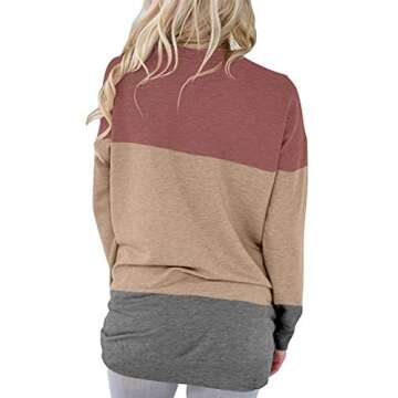 Angerella Colorblock Shirt for Women - Cute Casual Top
