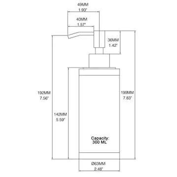 Elegant Gold Soap Dispenser for Kitchen & Bathroom