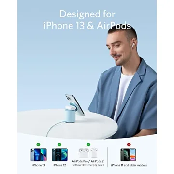 Anker MagGo Wireless Charger - Sleek & Compact 2-in-1