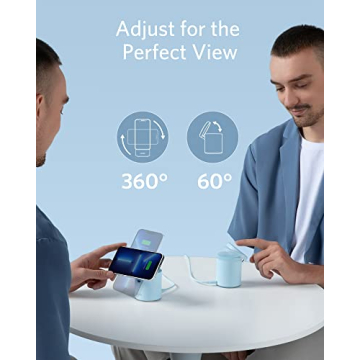 Anker MagGo Wireless Charger - Sleek & Compact 2-in-1