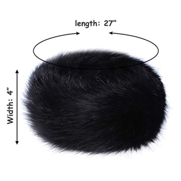 Stylish Faux Fur Winter Headband for Women - One Size