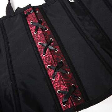 Zhitunemi Sexy Boned Lace Up Corset for Stylish Women