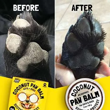 Natural Dog Paw Balm Wax for Cracked Paws & Elbows