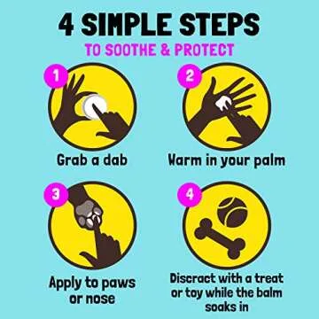 Natural Dog Paw Balm Wax for Cracked Paws & Elbows