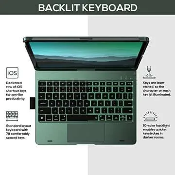 Typecase Keyboard Case for iPad Air/Pro - Trackpad & 360° Rotation