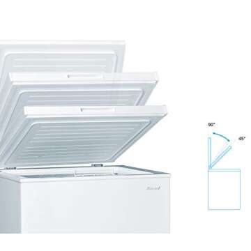 Efficient Smad 5 Cu.ft Chest Freezer - Low Noise & Convenient