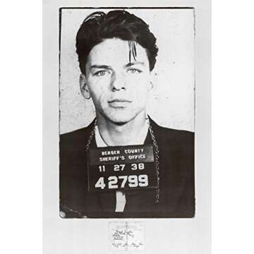 Frank Sinatra Mugshot Poster Collection - Iconic Art Print, 20x35