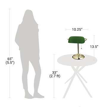 Catalina Traditional Desk Lamp with Smart Home Capability