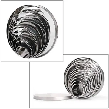 HULISEN Stainless Steel 11-Piece Cookie Cutter Set