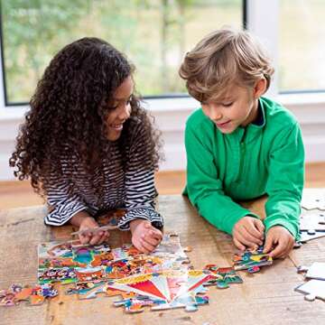 Crocodile Creek - Day at The Fair - 48 Piece Jigsaw Puzzle for Kids Ages 4+