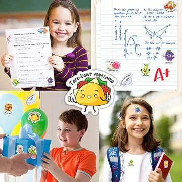 900PCS Punny Teacher Stickers for Students, Funny Teacher Reward Stickers for Kids Classroom Supplies Motivational Potty Training Stickers Cute Animal Incentives Stickers for Kids Toddlers School Home