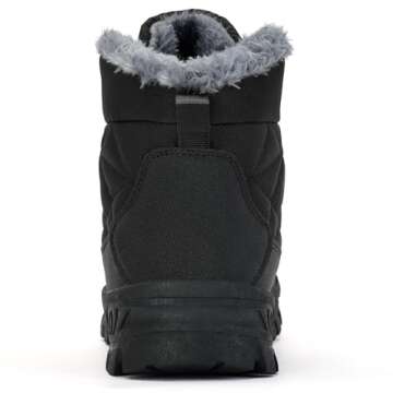 UPSOLO Mens Winter Boots for Cold Weather Comfort and Grip