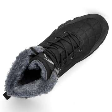 UPSOLO Mens Winter Boots for Cold Weather Comfort and Grip