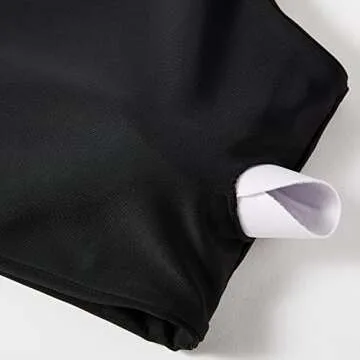 MOOSLOVER Women Cutout One Shoulder High Waisted Bikini High Cut Two Piece Swimsuits(M,Black White)