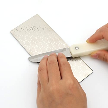 Diamond Sharpening Stone Set - 5 Pcs with Non-slip Base