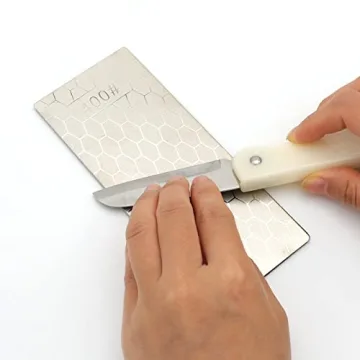 Diamond Sharpening Stone Set - 5 Pcs with Non-slip Base