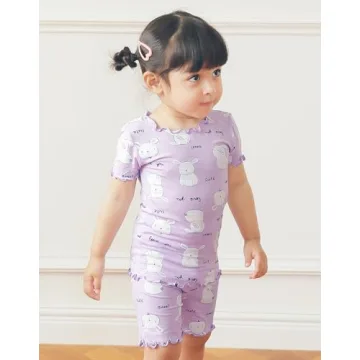 Cozy VAENAIT BABY Kids Pajamas Soft Rabbit Design Set