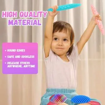 Fidget Worm Toy, 3D Printing Elastic Worm Fidget Toys for Adults Kids, Squeeze Sensory Toys for Kids with Autism, Autism Sensory Product, Stress Relief Toy Adults(Green)