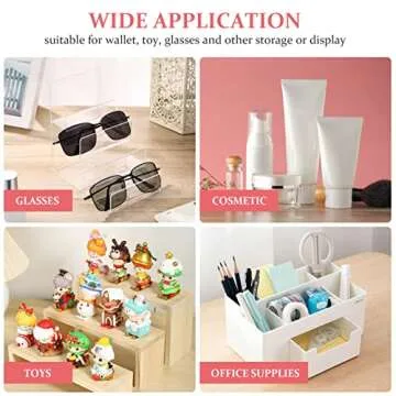 4 Tier Acrylic Perfume Organizer for Elegant Displays