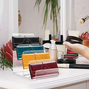 4 Tier Acrylic Perfume Organizer for Elegant Displays