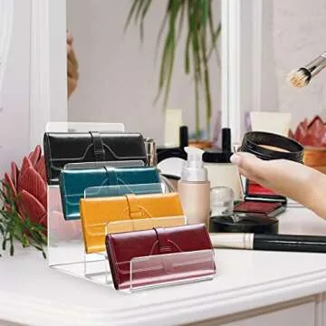 4 Tier Acrylic Perfume Organizer for Elegant Displays