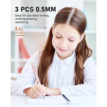 Nicpro Pastel Mechanical Pencil Set for Aesthetic Writing