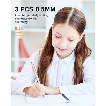 Nicpro Pastel Mechanical Pencil Set for Aesthetic Writing