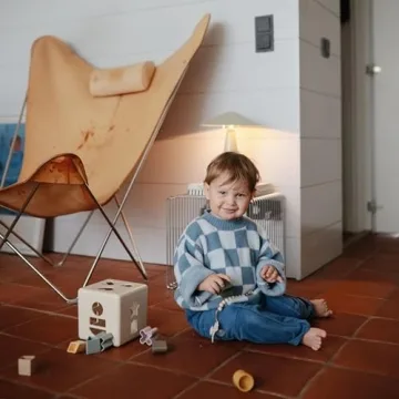 Mushie Shape Sorting Box for Toddlers - Safe Learning Toy