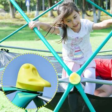 Merax 13FT Climbing Dome with Hammock for Kids
