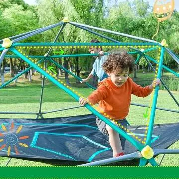 Merax 13FT Climbing Dome with Hammock for Kids