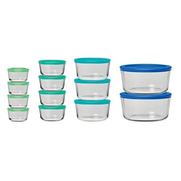 Anchor Hocking 26 Piece Glass Storage Set for Healthy Living