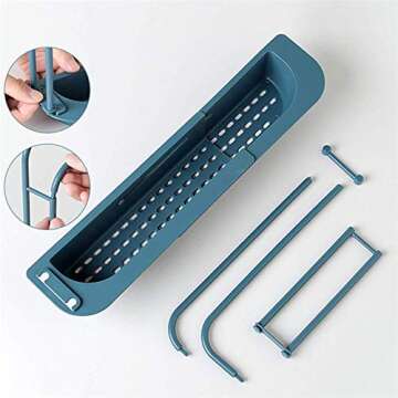 Telescopic Sink Storage Rack | Adjustable Caddy for Kitchen