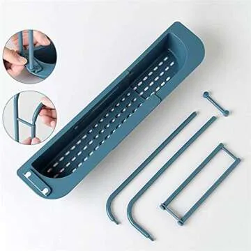 Telescopic Sink Storage Rack | Adjustable Caddy for Kitchen