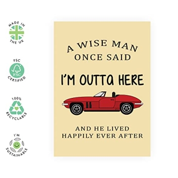 CENTRAL 23 Funny Coworker Leaving Card - Hilarious Farewell