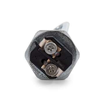 Camco 2000W/120V Screw-In Water Heater Element | Features a High Watt Density Design, a 1-11 ½-inch NPSM Steel Bushing, and is Compatible with Most Water Heaters (02203)