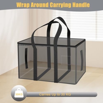 Durable Rihim 90L Heavy Duty Moving Bags - 4 Pack