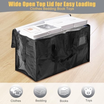 Durable Rihim 90L Heavy Duty Moving Bags - 4 Pack