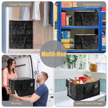 Durable Rihim 90L Heavy Duty Moving Bags - 4 Pack