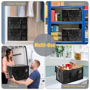 Durable Rihim 90L Heavy Duty Moving Bags - 4 Pack