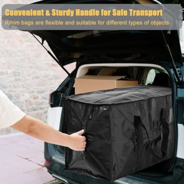 Durable Rihim 90L Heavy Duty Moving Bags - 4 Pack