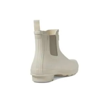 Hunter Women's Original Chelsea Rain Boot, Ivory, 7